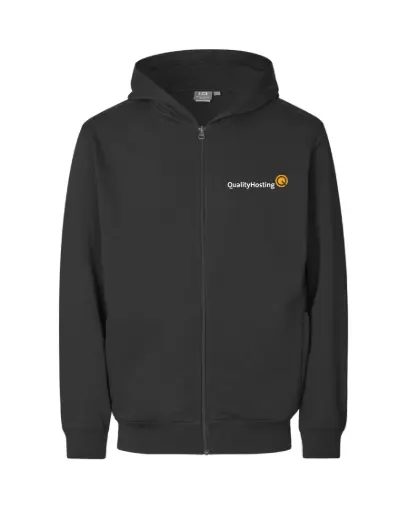 QualityHosting Identity PRO Wear CARE Sweatshirt Kapuzenpullover Zip Herren 0388